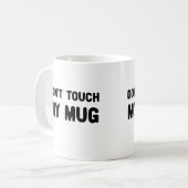 マイマグスローガンをTouchしなおもしろいい コーヒーマグカップ (正面左)