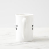 マイマグスローガンをTouchしなおもしろいい ボーンチャイナマグカップ (裏面)