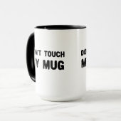 マイマグスローガンをTouchしなおもしろいい マグカップ (正面左)