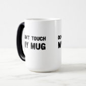 マイマグスローガンをTouchしなおもしろいい モーフィングマグカップ (正面左)