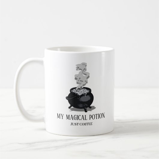 マイマジカルポションハロウィンウィッチカルドロン コーヒーマグカップ (左)