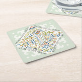 マイマジョンガーデンコースター スクエアペーパーコースター (アングル)