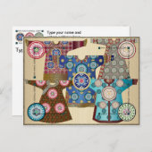 マイマジョンコート05：カスタマイズ可能はがき ポストカード (正面/裏面)