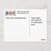 マイマジョンコート05：カスタマイズ可能はがき ポストカード (裏面)