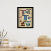 マイマジョンコート05：ポスター18"x24" ポスター (キッチン)