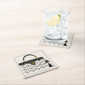 マイマジョンハンドバッグのコースター スクエアペーパーコースター (インサイチュ)