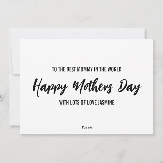 マイママのヒーロー |フォトマザーズの日 シーズンカード (裏面)