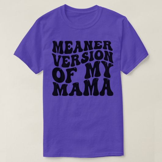 マイママの蛇行バージョン1 Tシャツ (デザイン正面)
