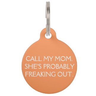 マイママードッグラベルに電話 ペット　ネームタグ