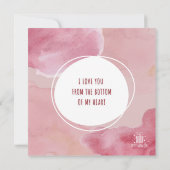 マイママ_greetingパーソナライズされたカード サンキューカード (裏面)