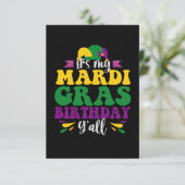 マイマルディグラ誕生日オールおもしろいカーニバル サンキューカード (スタンド正面)