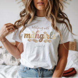 マイマージャンガールズのカスタムマージャン Tシャツ