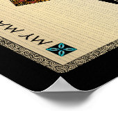 マイマージャングコート06：ポスター36"x12" ポスター (角)