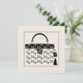 マイマージャングマッシュホールディングフラットカード 招待状 (スタンド正面)