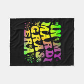 マイマーディグラスエラグルーヴィーフェスティバルカーニバルPara フリースブランケット (正面(横))