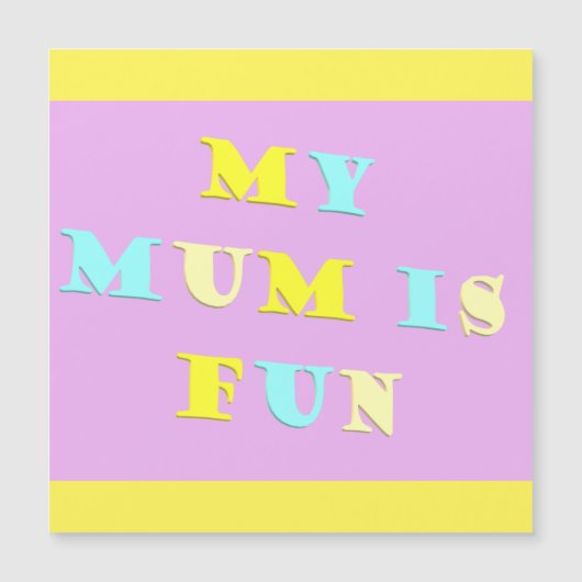 マイマームデザインと詩の色淡い色の混合カード (正面)