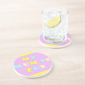 マイマームデザイン(詩の色を混ぜ淡い色のた) コースター (側面)