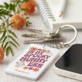 マイミイラ不気味ム時代のモノグラム名ハロウィーン キーホルダー (正面右)