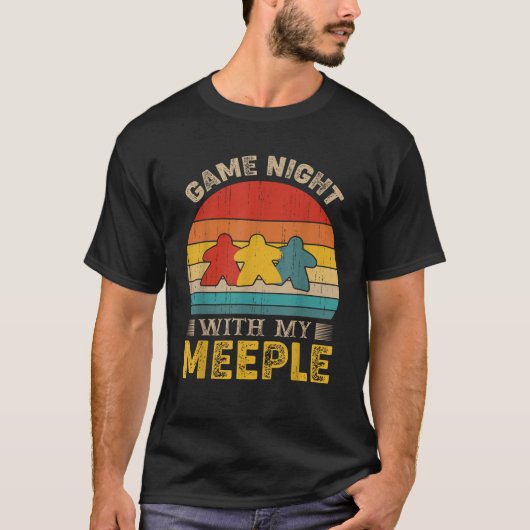 マイミクールニーボードゲームグループとのゲームナイト Tシャツ (正面)