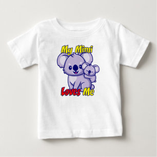 マイミミが大好きマイコアラベビーTシャツ ベビーTシャツ