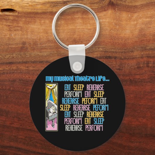 マイミュージカルシアターライフキーチェーン キーホルダー (正面)