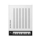 マイミュージック – ミュージシャン即興メモ帳 ノートパッド (回転)