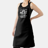 マイミートバーベキュー大型ブラックエプロン エプロン (インサイチュ)