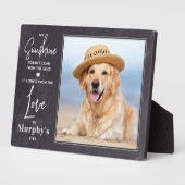 マイミ sunshine  - 写真カスタマイズ - ペット ドッグ ラバー フォトプラーク (側面)