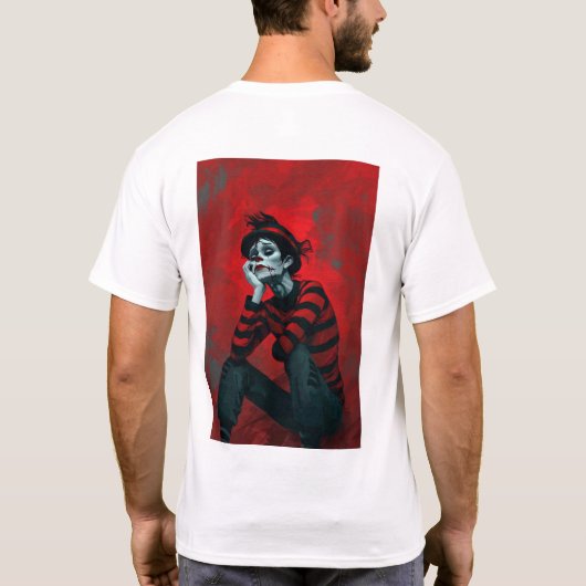 マイムアートスタイルTシャツ Tシャツ (裏面)