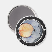 マイムーン – 水彩の子 マグネット (正面/裏面)