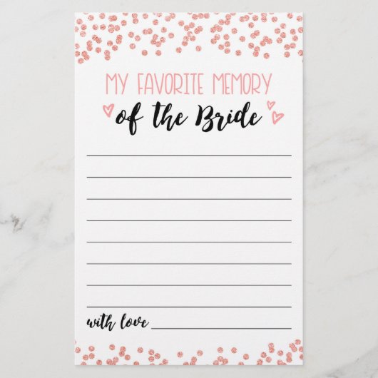 マイメモリお気に入りのブライダルシャワーまたはHenパーティーゲーム (正面)