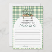 マイメモリお気に入りのーカントリー市場ブライダルゲームカード 招待状 (正面)