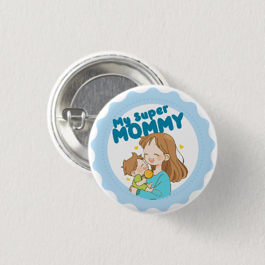 マイモすごいマの右ボタン 缶バッジ (正面&裏面)