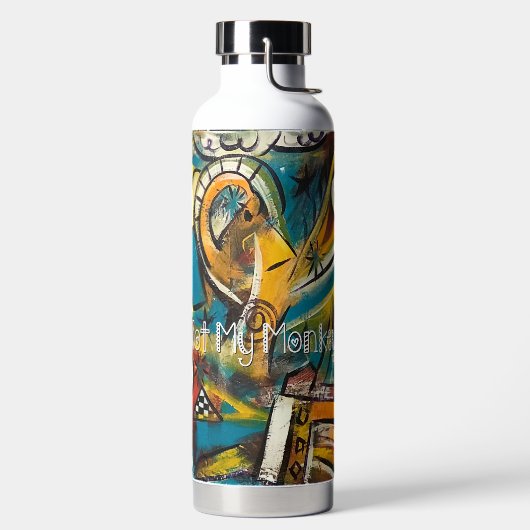 マイモンキーではない» Water Bottle ウォーターボトル (左面)