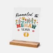 マイモーに昇進。2025年：特別年度 アクリルサイン (傾斜)