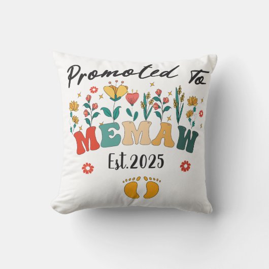 マイモーに昇進。2025年：特別年度 クッション (正面)