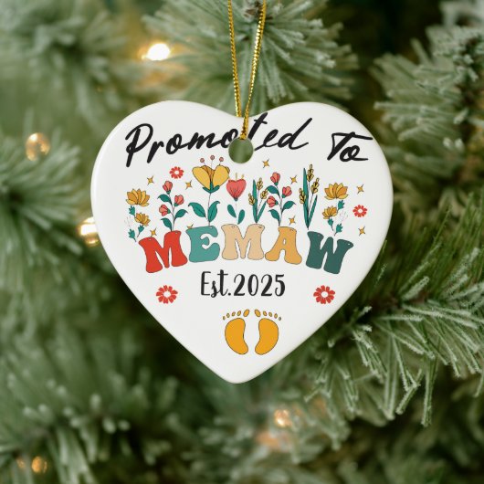 マイモーに昇進。2025年：特別年度 セラミックオーナメント (ツリー)