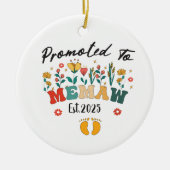 マイモーに昇進。2025年：特別年度 セラミックオーナメント (正面)