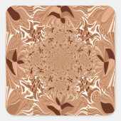 マイモーニングコーヒーカラー スクエアシール (正面)