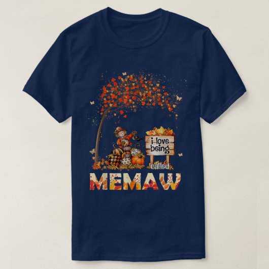 マイモー農家紅葉オータム Tシャツ (デザイン正面)