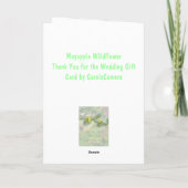 マイヤップル 感謝 結婚祝い ギフトカード (裏面)