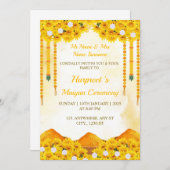 マイヤンセレモニー招待状カード（ハルディカード） 招待状 (正面/裏面)