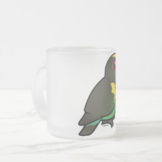 マイヤーのオウム フロストグラスマグカップ (正面左)