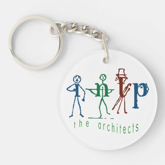 マイヤーズブリッグズINTP Keychain -建築家 キーホルダー (正面)