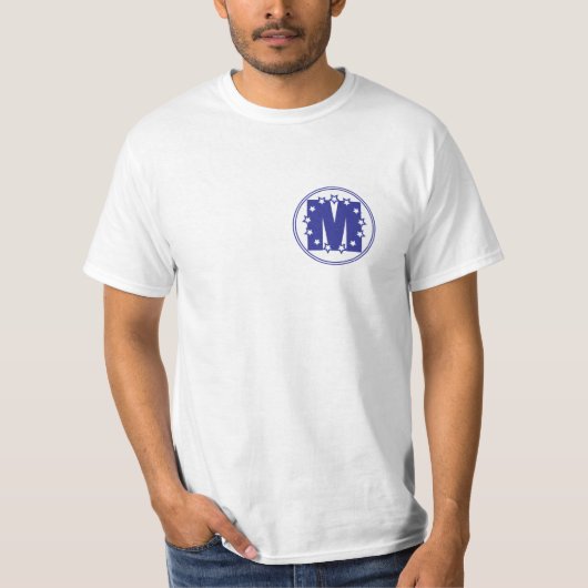 マイヤーズ家大集合 2025 ホワイト＆ブルークラシック Tシャツ (正面)