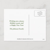 マイヤーズParrotクリスマスホリデーポストカード シーズンポストカード (裏面)