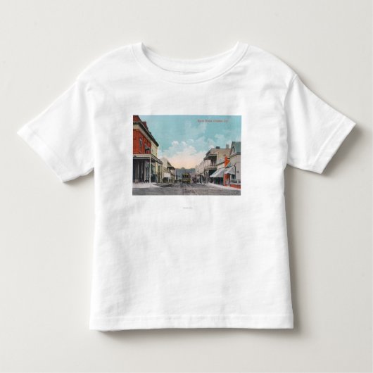 マイヤーズStreetOroville、カリフォルニアの眺め トドラーTシャツ (正面)