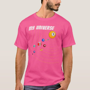マイユニバースプールビリヤード Tシャツ