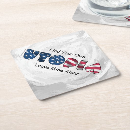 マイユートピア スクエアペーパーコースター (アングル)