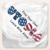 マイユートピア スクエアペーパーコースター (正面)